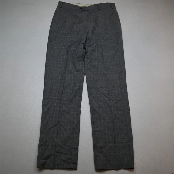Brooks Brothers 38R 32x34 Gray Glenn Check 100% Wool Explorer Fitzgerald Suit